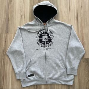 XL And1 Gray Zip-Up Men's Sweater